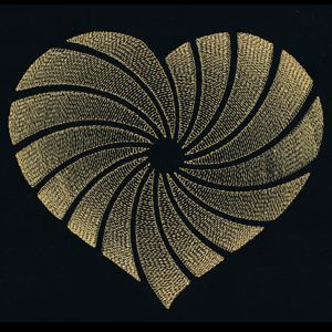 Spiral Heart 2 Embroidery Design