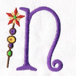 Monogram Machine Embroidery - Magic Wand Monogram N
