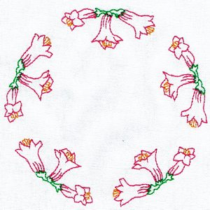 Tropical Embroidery Frame 03